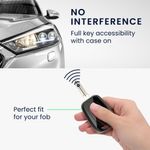 Auto si Moto - Electronice auto - Accesorii electronice auto - Husa cheie auto Kwmobile pentru Renault, Dacia kwid (2015-), Symbol (2012-2016), Trafic (2015-), TPU, negru, transparent - Infinity.ro