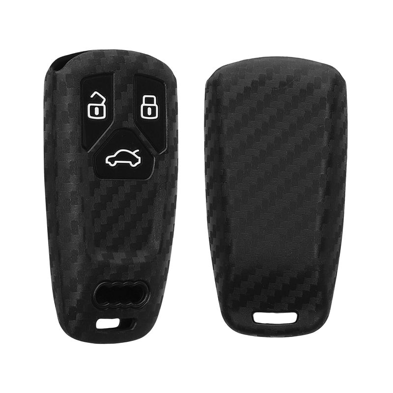 Auto si Moto - Electronice auto - Accesorii electronice auto - Husa pentru cheie auto Kwmobile pentru Audi A4 S4 RS4 B9, A5 F5 S5 RS5, A6, A7 C8, anti-alunecare, TPU, negru - Infinity.ro