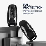 Auto si Moto - Electronice auto - Accesorii electronice auto - Husa pentru cheie auto Kwmobile pentru Audi A6, A7, A8, Q7, anti-alunecare, TPU, negru - Infinity.ro