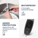 Auto si Moto - Electronice auto - Accesorii electronice auto - Husa pentru cheie auto Kwmobile pentru Audi A6, A7, A8, Q7, anti-alunecare, TPU, negru, transparent - Infinity.ro