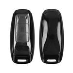 Auto si Moto - Electronice auto - Accesorii electronice auto - Husa pentru cheie auto Kwmobile pentru Audi A6, A7, A8, Q7, anti-alunecare, TPU, negru - Infinity.ro