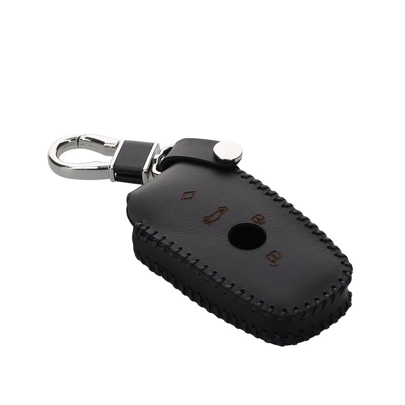 Auto si Moto - Electronice auto - Accesorii electronice auto - Husa pentru cheie auto Kwmobile pentru BMW, protectie la zgarieturi, piele naturala, albastru - Infinity.ro