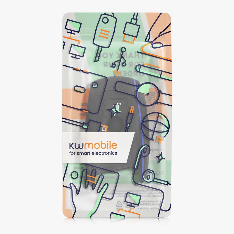 Auto si Moto - Electronice auto - Accesorii electronice auto - Husa pentru cheie auto Kwmobile pentru BMW, anti-alunecare, TPU, multicolor - Infinity.ro