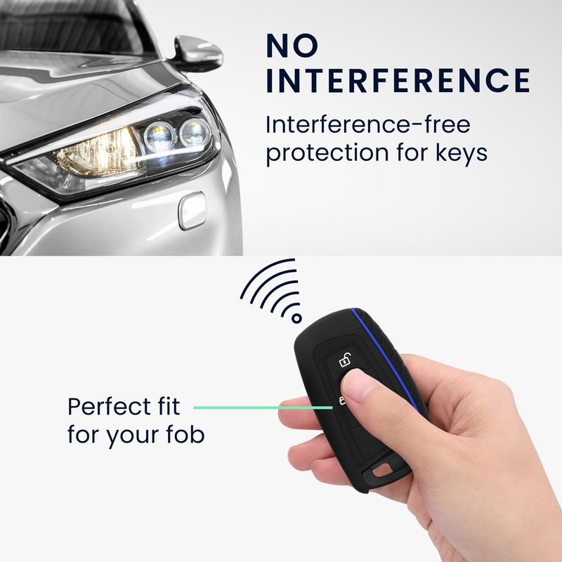 Auto si Moto - Electronice auto - Accesorii electronice auto - Husa pentru cheie auto Kwmobile pentru BMW, anti-alunecare, TPU, multicolor - Infinity.ro