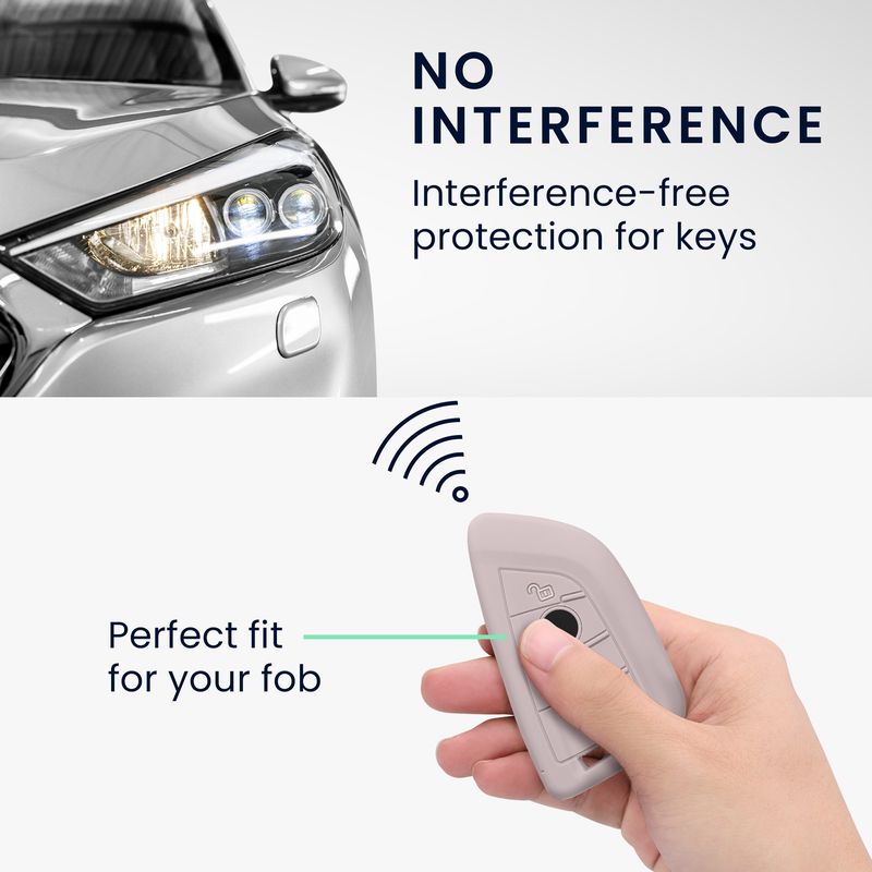 Auto si Moto - Electronice auto - Accesorii electronice auto - Husa pentru cheie auto Kwmobile pentru BMW 1 (F21), 2 (F45, F46), 3 (G20, F30, F31), anti-alunecare, TPU, mov - Infinity.ro