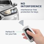 Auto si Moto - Electronice auto - Accesorii electronice auto - Husa pentru cheie auto Kwmobile pentru BMW, protectie la zgarieturi, TPU, argintiu - Infinity.ro