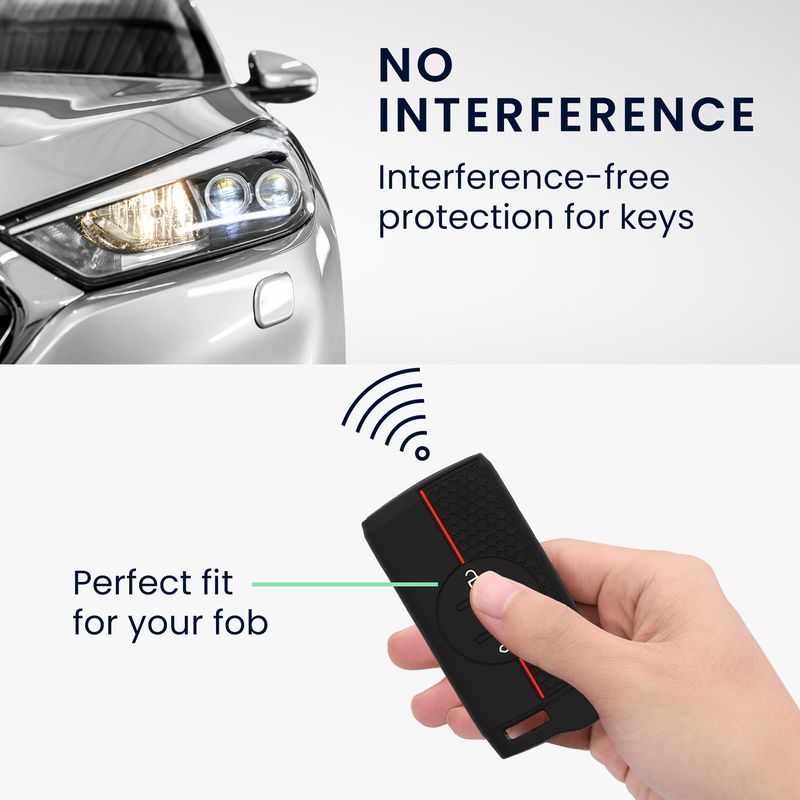 Auto si Moto - Electronice auto - Accesorii electronice auto - Husa pentru cheie auto Kwmobile pentru DR 6.0, 5.0, anti-alunecare, TPU, negru, rosu - Infinity.ro
