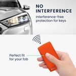 Auto si Moto - Electronice auto - Accesorii electronice auto - Husa pentru cheie auto Kwmobile pentru DR 6.0, 5.0, anti-alunecare, TPU, portocaliu - Infinity.ro