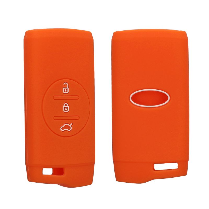 Auto si Moto - Electronice auto - Accesorii electronice auto - Husa pentru cheie auto Kwmobile pentru DR 6.0, 5.0, anti-alunecare, TPU, portocaliu - Infinity.ro