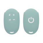 Auto si Moto - Electronice auto - Accesorii electronice auto - Husa pentru cheie auto Kwmobile pentru Fiat 500E 4-butoane cheie auto, anti-alunecare, TPU, verde - Infinity.ro