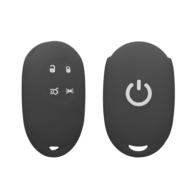 Auto si Moto - Electronice auto - Accesorii electronice auto - Husa pentru cheie auto Kwmobile pentru Fiat 500E 4-butoane cheie auto, anti-alunecare, TPU, gri - Infinity.ro