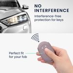 Auto si Moto - Electronice auto - Accesorii electronice auto - Husa pentru cheie auto Kwmobile pentru Fiat 500E 4-butoane cheie auto, anti-alunecare, TPU, mov - Infinity.ro
