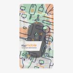 Auto si Moto - Electronice auto - Accesorii electronice auto - Husa pentru cheie auto Kwmobile pentru Fiat, Lancia 500, 500 C, 500L, 500X, anti-alunecare, TPU, albastru, negru - Infinity.ro