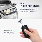 Auto si Moto - Electronice auto - Accesorii electronice auto - Husa pentru cheie auto Kwmobile pentru Fiat, Lancia Bravo, Doblo, Ducato, Panda, anti-alunecare, TPU, negru - Infinity.ro