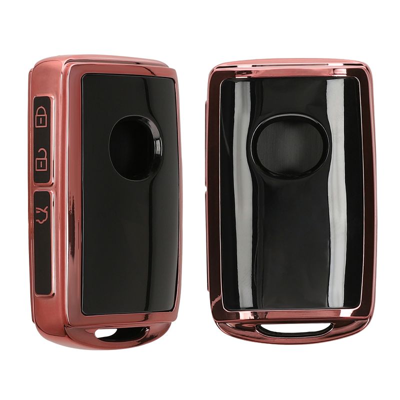 Auto si Moto - Electronice auto - Accesorii electronice auto - Husa pentru cheie auto Kwmobile pentru Mazda 3 6 CX-30 CX-50 CX-60 CX-90, anti-alunecare, TPU, auriu - Infinity.ro