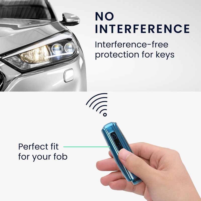 Auto si Moto - Electronice auto - Accesorii electronice auto - Husa pentru cheie auto Kwmobile pentru Mazda 3 6 CX-30 CX-50 CX-60 CX-90, anti-alunecare, TPU, albastru - Infinity.ro