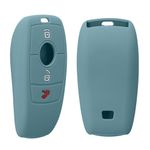 Auto si Moto - Electronice auto - Accesorii electronice auto - Husa pentru cheie auto Kwmobile pentru Mercedes-Benz EQC 400, E-Class 2017, S-Class 2018, anti-alunecare, TPU, bej - Infinity.ro