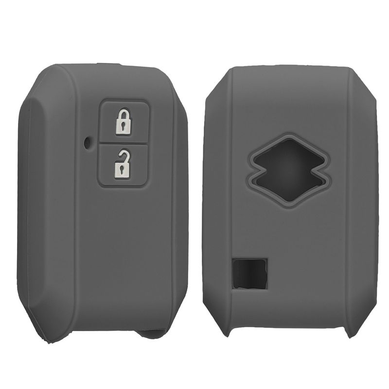 Auto si Moto - Electronice auto - Accesorii electronice auto - Husa pentru cheie auto Kwmobile pentru Suzuki Swift Ignis Jimny XL7 Ertiga, anti-alunecare, TPU, gri - Infinity.ro