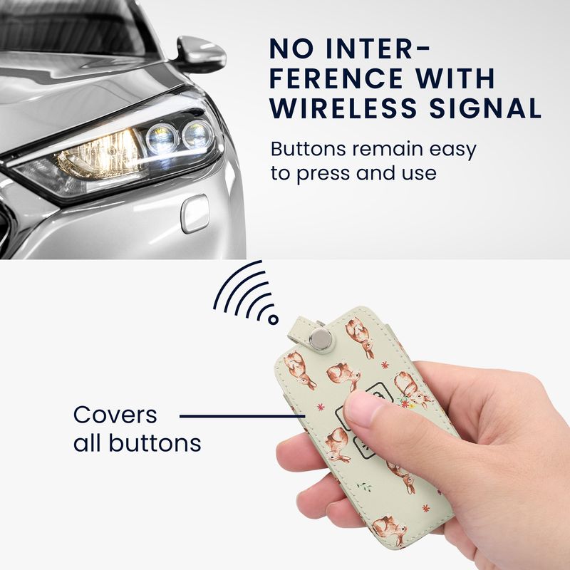 Auto si Moto - Electronice auto - Accesorii electronice auto - Husa pentru cheie auto Kwmobile pentru Renault Captur, Clio, Duster, Espace, anti-alunecare, piele ecologica, multicolor - Infinity.ro