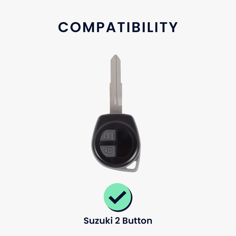 Auto si Moto - Electronice auto - Accesorii electronice auto - Husa pentru cheie auto Kwmobile pentru Suzuki, Opel Alto, Baleno, Grand Vitara, Ignis, anti-alunecare, TPU, alb, auriu - Infinity.ro