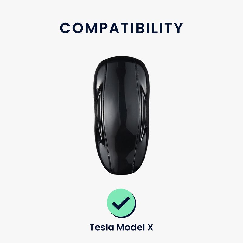 Auto si Moto - Electronice auto - Accesorii electronice auto - Husa pentru cheie auto Kwmobile pentru Tesla Model X, anti-alunecare, TPU, gri, argintiu - Infinity.ro