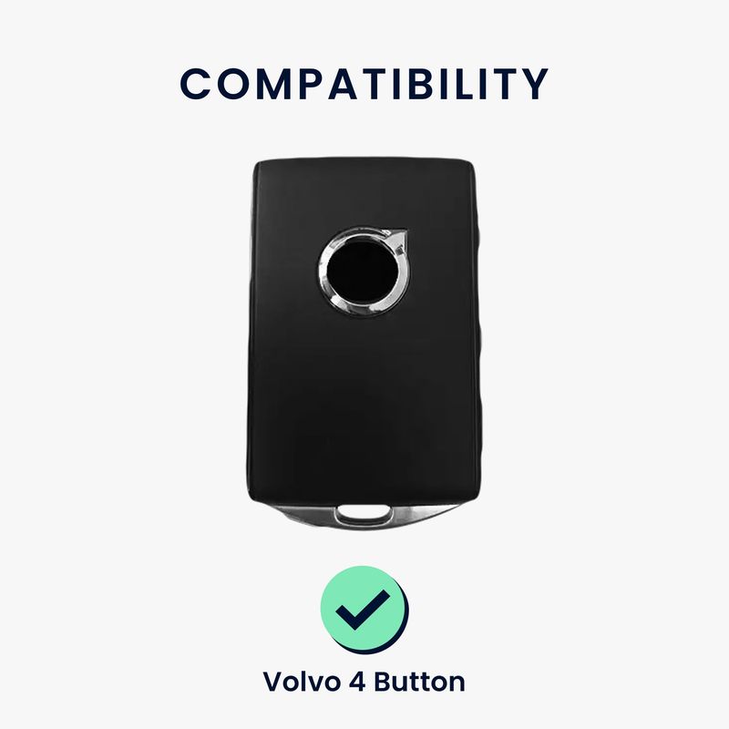 Auto si Moto - Electronice auto - Accesorii electronice auto - Husa pentru cheie auto Kwmobile pentru Volvo Polestar1, Polestar 2, XC90, XC60, anti-alunecare, TPU, alb, auriu - Infinity.ro
