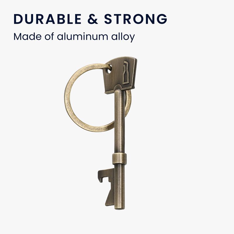 Casa si Gradina - Bucatarie si vesela - Accesorii bar - Tirbusoane si dopuri - Set 2 desfacatoare de sticle Kwmobile, aluminiu, bronz, utilizare universala - Infinity.ro