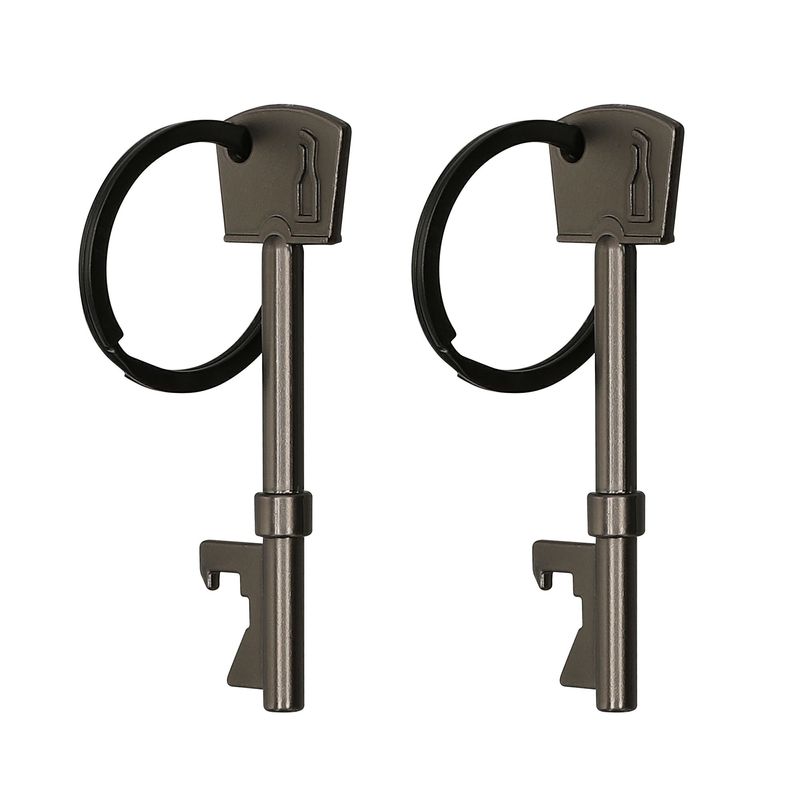 Casa si Gradina - Bucatarie si vesela - Accesorii bar - Tirbusoane si dopuri - Set 2 desfacatoare de sticle Kwmobile, aluminiu, finisaj mat, utilizare universala - Infinity.ro