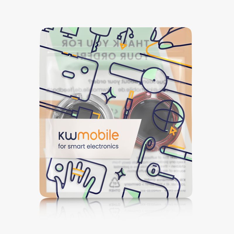 Casa si Gradina - Mobilier - Feronerie si accesorii mobila - Set 2 carlige de masa pentru geanta Kwmobile, inchidere magnetica, pliabile, anti-alunecare, metal, argintiu, rosu - Infinity.ro