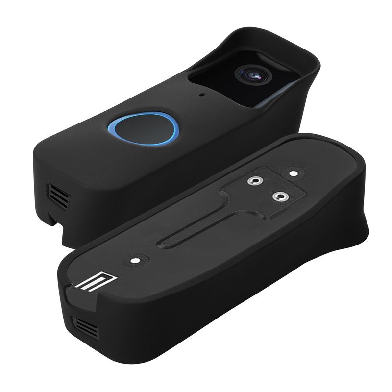 Casa si Gradina - Electrice - Smart Home - Accesorii control acces si supraveghere - Husa de protectie Kwmobile pentru Blink Video Doorbell, silicon, negru - Infinity.ro