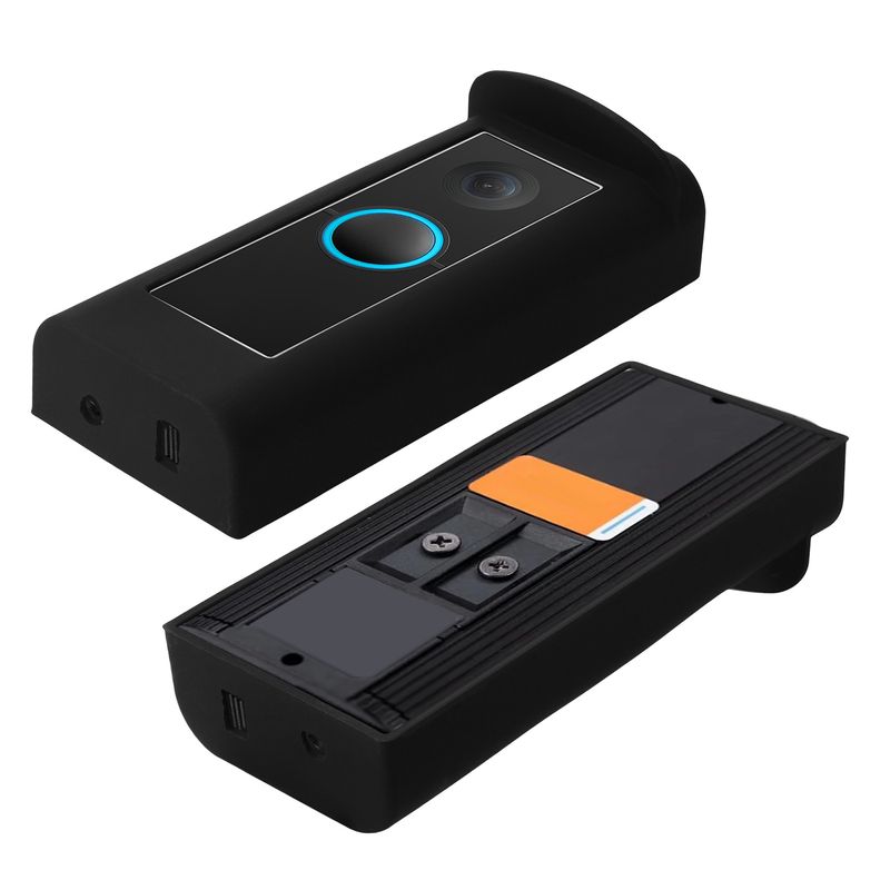 Casa si Gradina - Electrice - Smart Home - Accesorii control acces si supraveghere - Husa de protectie Kwmobile pentru Ring Video Doorbell Pro, silicon, negru - Infinity.ro