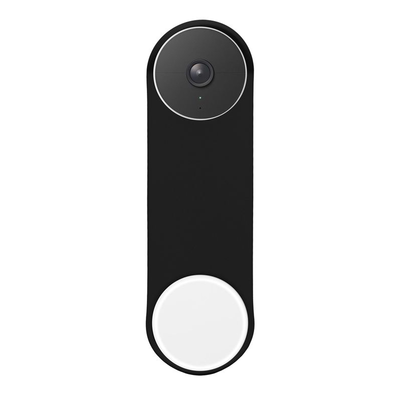 Casa si Gradina - Electrice - Smart Home - Accesorii control acces si supraveghere - Husa de protectie Kwmobile pentru Google Nest Doorbell, silicon, negru - Infinity.ro