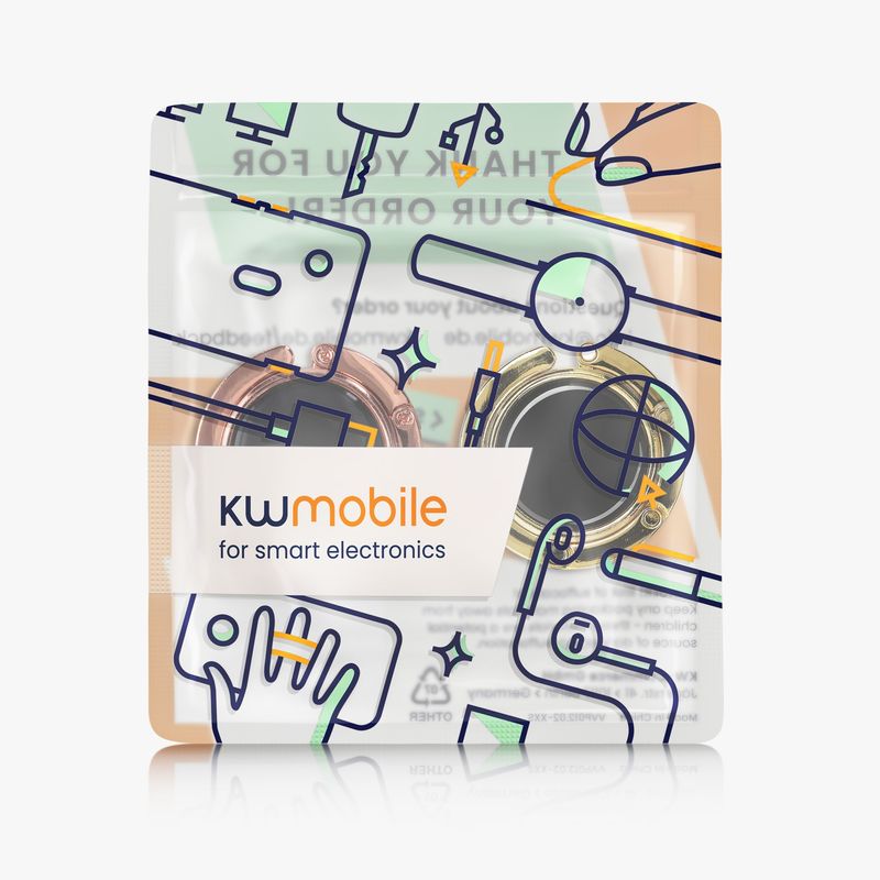 Casa si Gradina - Mobilier - Feronerie si accesorii mobila - Set 2 carlige de masa pentru geanta Kwmobile, inchidere magnetica, pliabile, anti-alunecare, metal, auriu, bronz - Infinity.ro