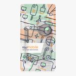 Casa si Gradina - Mobilier - Feronerie si accesorii mobila - Set 2 carlige pliabile de masa pentru geanta Kwmobile, anti-alunecare, metal, negru, argintiu - Infinity.ro