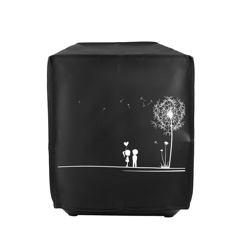 Electronice si Electrocasnice - Electrocasnice bucatarie - Accesorii electrocasnice bucatarie - Husa de protectie Kwmobile pentru Ninja Foodi MAX Dual Zone (9,5 L), protectie la praf, polipropilena, alb, negru - Infinity.ro
