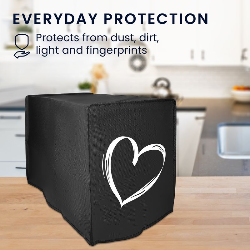 Electronice si Electrocasnice - Electrocasnice bucatarie - Accesorii electrocasnice bucatarie - Husa de protectie Kwmobile pentru Ninja Double Stack XL (9,5 L), protectie la praf, polipropilena, alb, negru - Infinity.ro