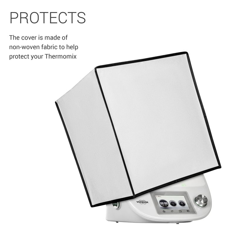 Electronice si Electrocasnice - Electrocasnice bucatarie - Accesorii electrocasnice bucatarie - Husa de protectie Kwmobile pentru Thermomix TM5, TM6 with Varoma, antisoc, antizgarieturi, plastic, gri deschis - Infinity.ro