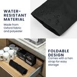 Electronice si Electrocasnice - Electrocasnice bucatarie - Accesorii electrocasnice bucatarie - Husa de protectie Kwmobile pentru Thermomix TM7, protectie la zgarieturi, protectie la praf, poliester, alb, negru - Infinity.ro