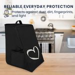 Electronice si Electrocasnice - Electrocasnice bucatarie - Accesorii electrocasnice bucatarie - Husa de protectie Kwmobile pentru Thermomix TM7, protectie la zgarieturi, poliester, alb, negru - Infinity.ro