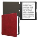Laptop, Telefoane si Tablete - Ebook reader si accesorii - Accesorii eBook Reader - Husa eBook Kwmobile pentru Amazon Kindle Scribe (2022, 2024), inchidere magnetica, Sleep/Wake, piele ecologica, rosu - Infinity.ro