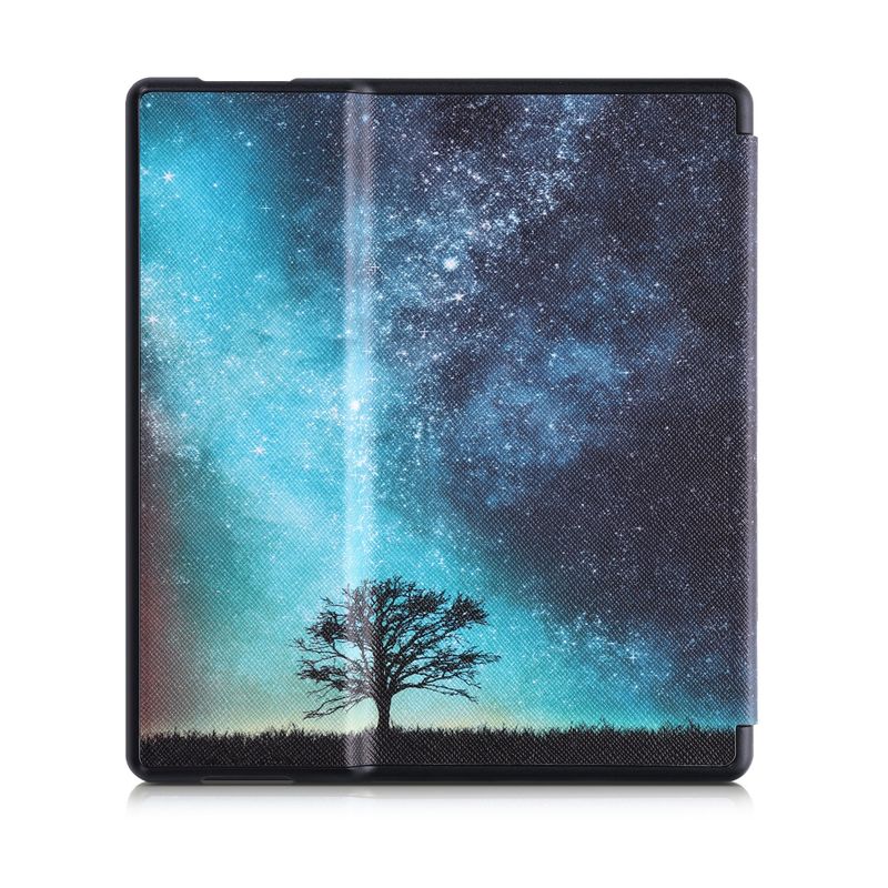 Laptop, Telefoane si Tablete - Ebook reader si accesorii - Accesorii eBook Reader - Husa eBook Kwmobile pentru Amazon Kindle Oasis 3 (2019), inchidere magnetica, Sleep/Wake, piele ecologica, multicolor - Infinity.ro