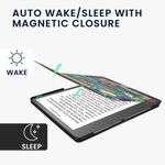 Laptop, Telefoane si Tablete - Ebook reader si accesorii - Accesorii eBook Reader - Husa eBook Kwmobile pentru Amazon Kindle Scribe (2022, 2024), Sleep/Wake, functie stand, piele ecologica, multicolor - Infinity.ro
