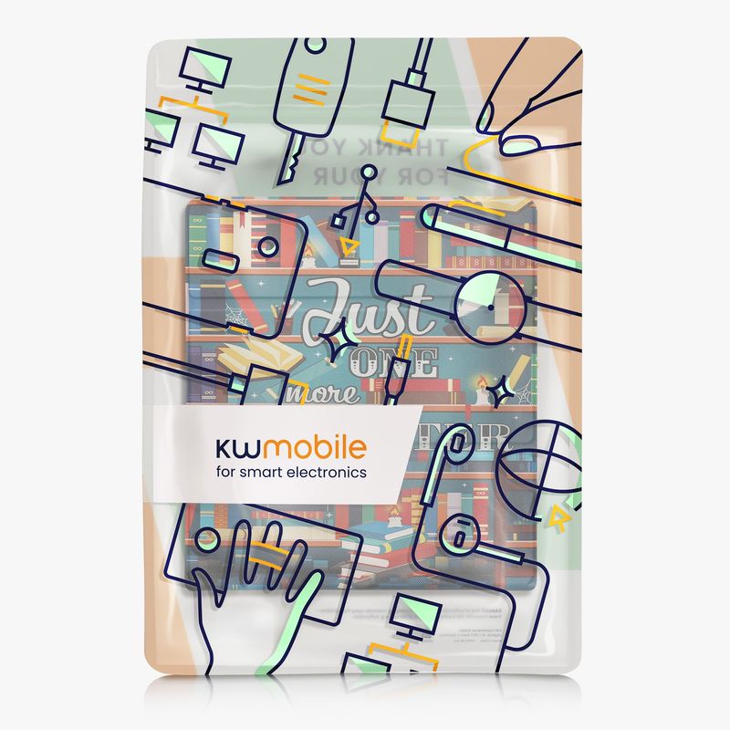 Laptop, Telefoane si Tablete - Ebook reader si accesorii - Accesorii eBook Reader - Husa eBook Kwmobile pentru Amazon Kindle Scribe (2022, 2024), Sleep/Wake, functie stand, piele ecologica, multicolor - Infinity.ro