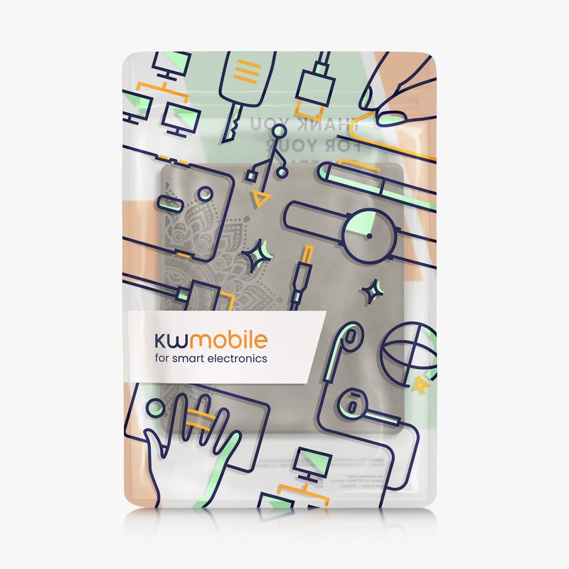 Laptop, Telefoane si Tablete - Ebook reader si accesorii - Accesorii eBook Reader - Husa eBook Kwmobile pentru Amazon Kindle Scribe (2022, 2024), inchidere magnetica, Sleep/Wake, piele ecologica, gri - Infinity.ro