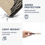 Laptop, Telefoane si Tablete - Ebook reader si accesorii - Accesorii eBook Reader - Husa eBook Kwmobile pentru Kobo Aura H2O Edition 2, inchidere magnetica, Sleep/Wake, piele ecologica, negru, bej - Infinity.ro