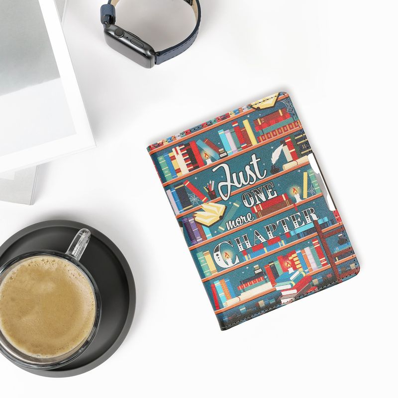 Laptop, Telefoane si Tablete - Ebook reader si accesorii - Accesorii eBook Reader - Husa eBook Kwmobile pentru Kobo Aura H2O Edition 2, inchidere magnetica, Sleep/Wake, piele ecologica, multicolor - Infinity.ro