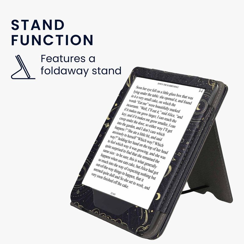 Laptop, Telefoane si Tablete - Ebook reader si accesorii - Accesorii eBook Reader - Husa eBook Kwmobile pentru Kobo Clara BW, Clara Colour, inchidere magnetica, functie stand, piele ecologica, multicolor - Infinity.ro