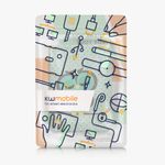 Laptop, Telefoane si Tablete - Ebook reader si accesorii - Accesorii eBook Reader - Husa eBook Kwmobile pentru Kobo Clara BW, Clara Colour, inchidere magnetica, design bufnita, piele ecologica, multicolor - Infinity.ro