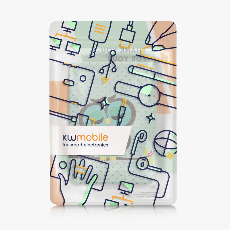 Laptop, Telefoane si Tablete - Ebook reader si accesorii - Accesorii eBook Reader - Husa eBook Kwmobile pentru Kobo Clara BW, Clara Colour, inchidere magnetica, design bufnita, piele ecologica, multicolor - Infinity.ro