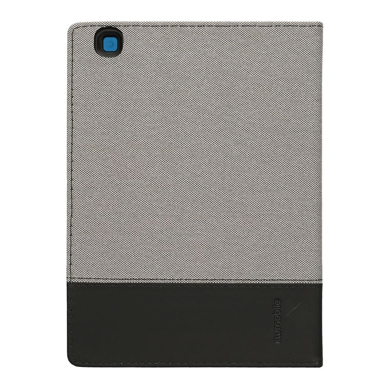 Laptop, Telefoane si Tablete - Ebook reader si accesorii - Accesorii eBook Reader - Husa eBook Kwmobile pentru Kobo Aura ONE, inchidere magnetica, protectie la socuri, piele ecologica, panza, gri, negru - Infinity.ro